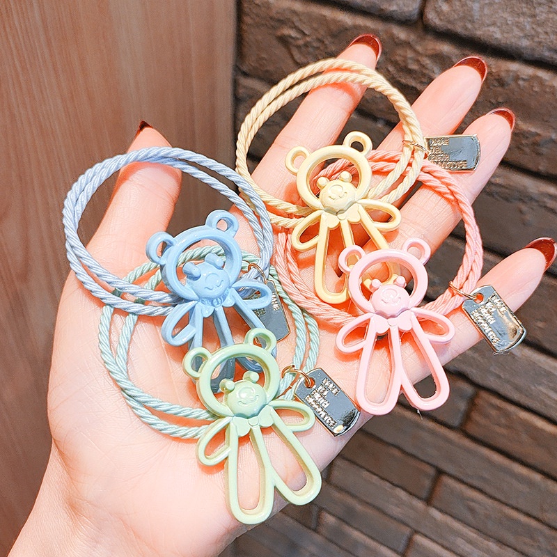 (Mới ) Cột tóc con giãn gấu rỗng dễ thương Tatitava
