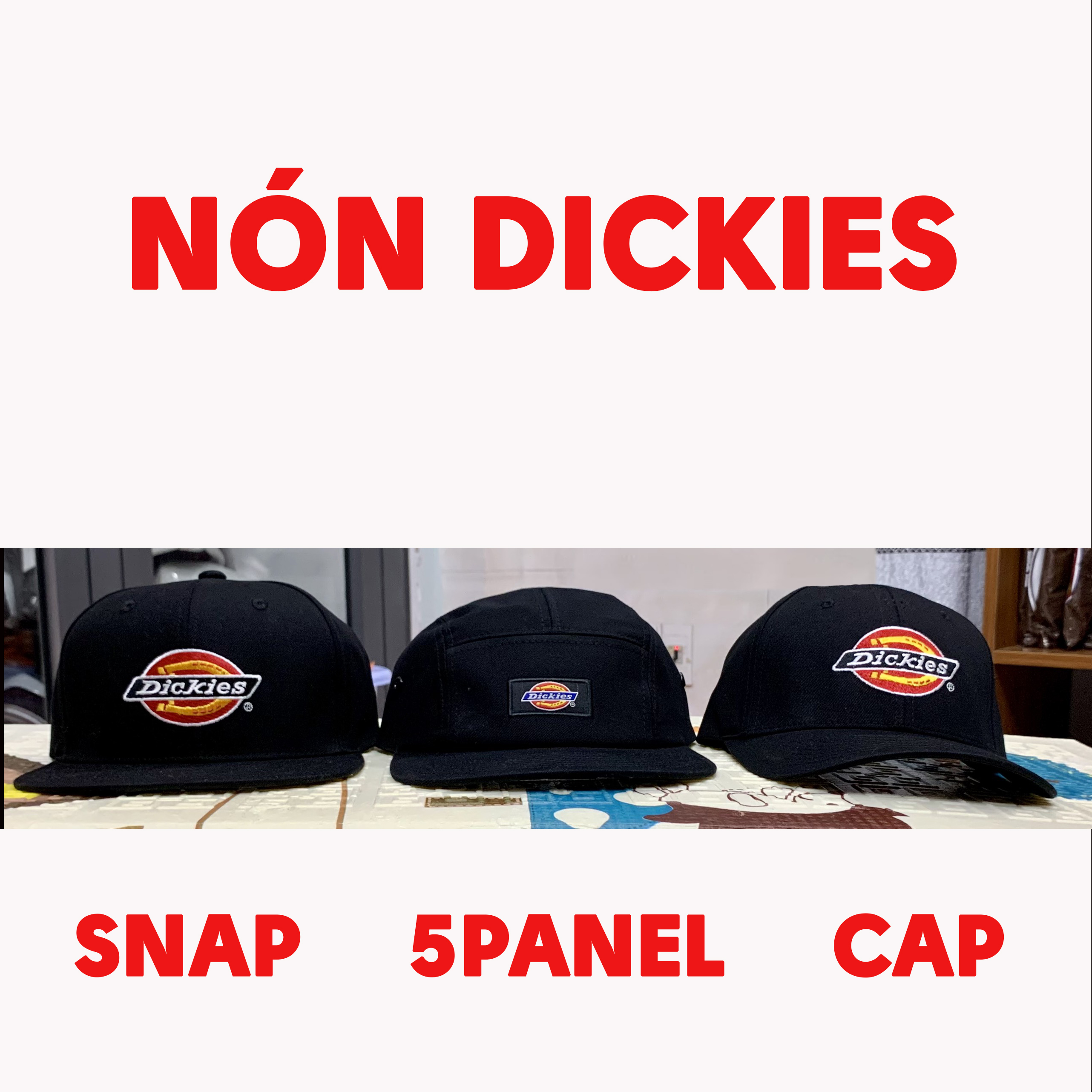 Nón Dickies: Cap, 5panel Dickies