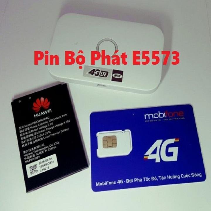 Pin Huawei E5573, E5573C, E5573Cs, E5573s dung lượng 1500mAh. Hàng mới 100%