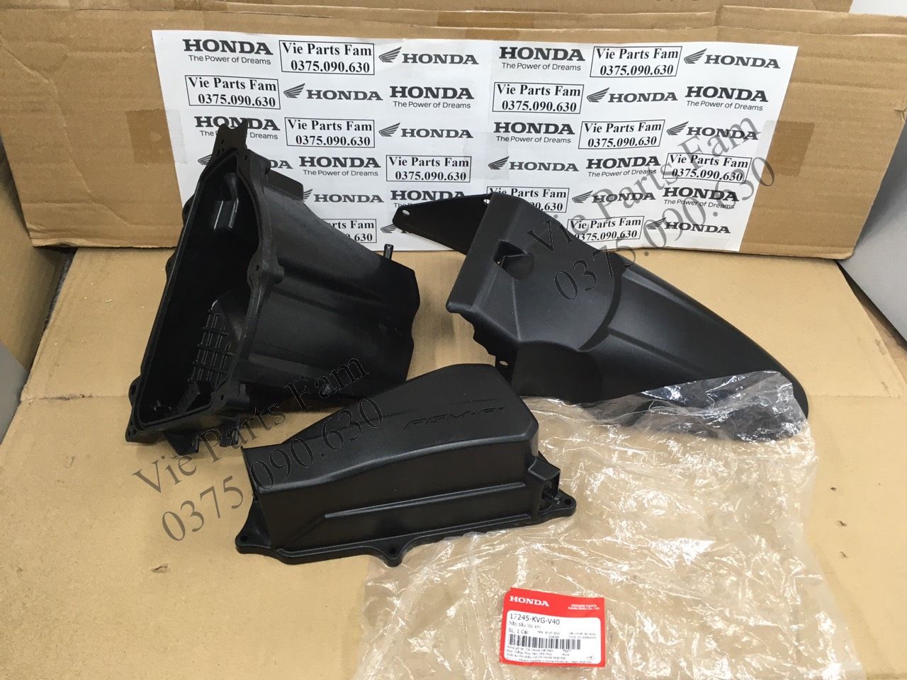 Combo 3 món bầu lọc gió và dè con air blade 110 fi/ ab 110 fi 2011-2012 , hàng din honda mới 100%
