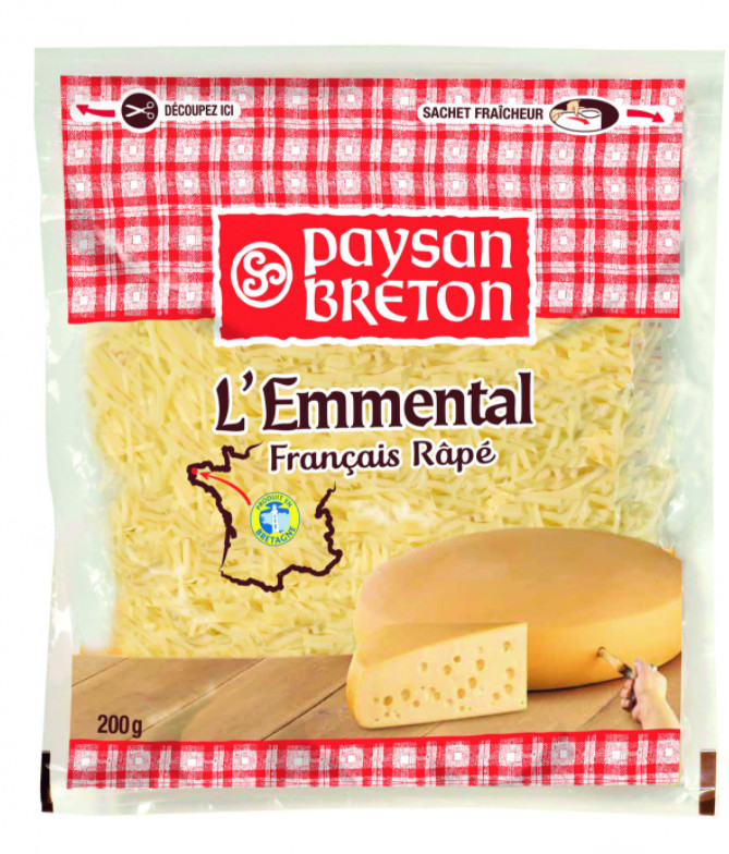 Phô mai sợi Emmental Paysan Breton 200g