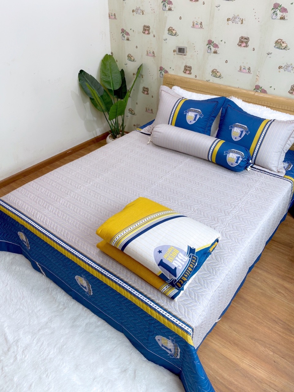 Set 5 món bộ lụa thái nhiều mẫu Kẻ Sọc cao cấp