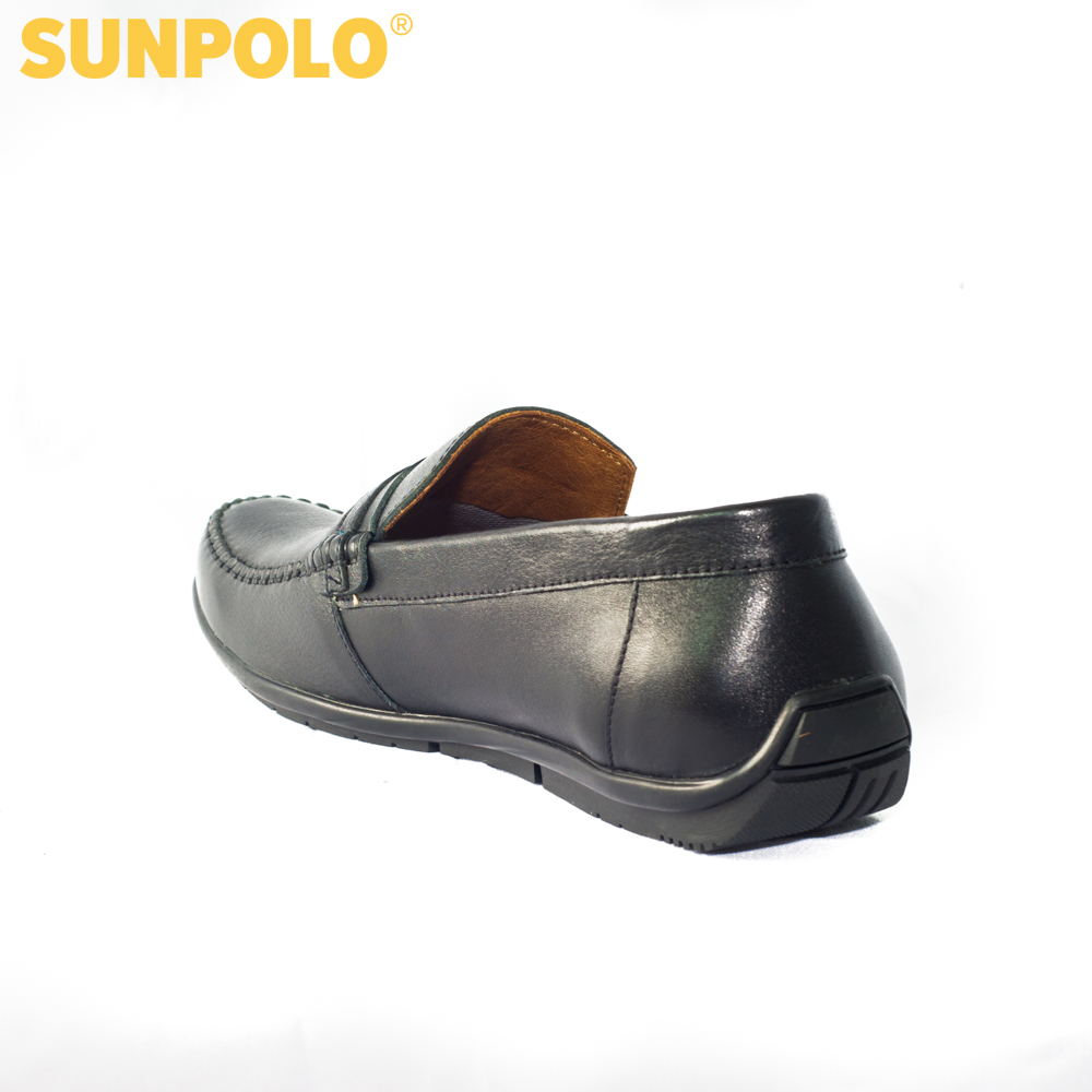 Giày Lười Nam Da Bò SUNPOLO SUMU2516 (Đen, Nâu)