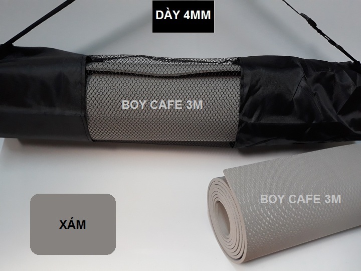 Thảm tập yoga - gym 1 lớp 4mm giá rẻ