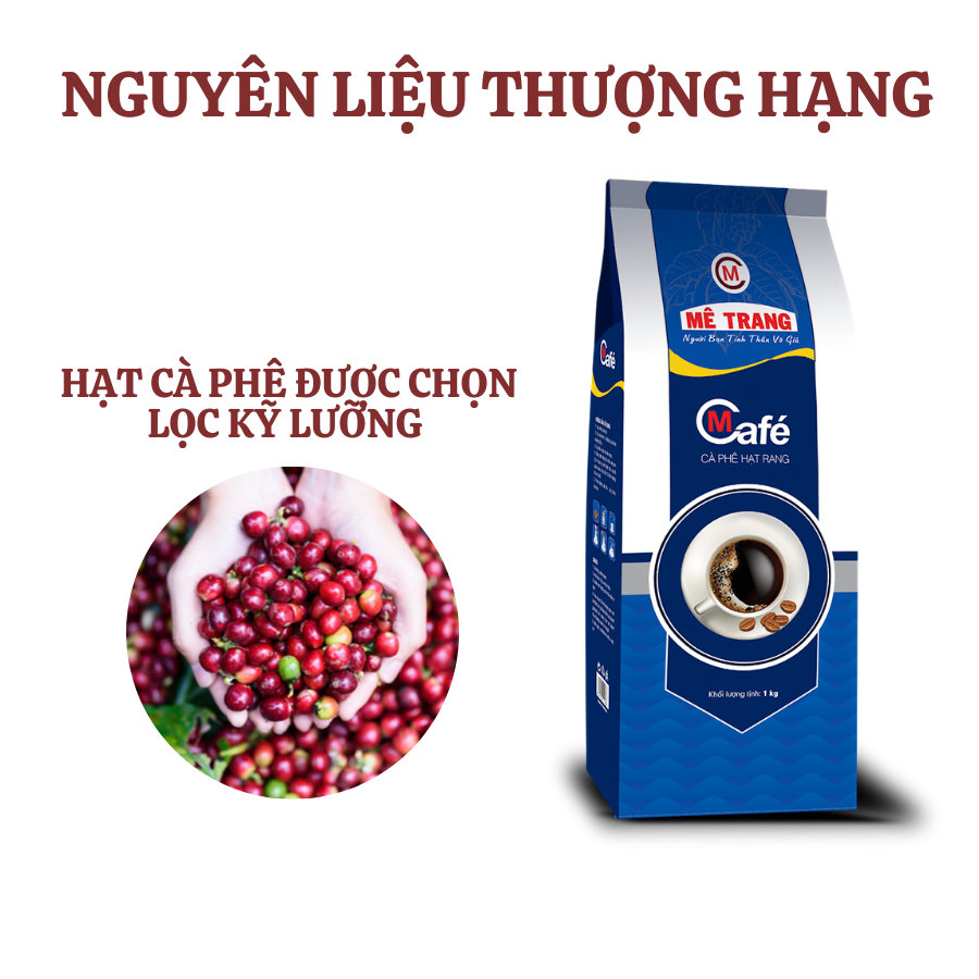 Cà Phê Mê Trang Mcafe - túi hạt 1kg - Cà phê nguyên chất