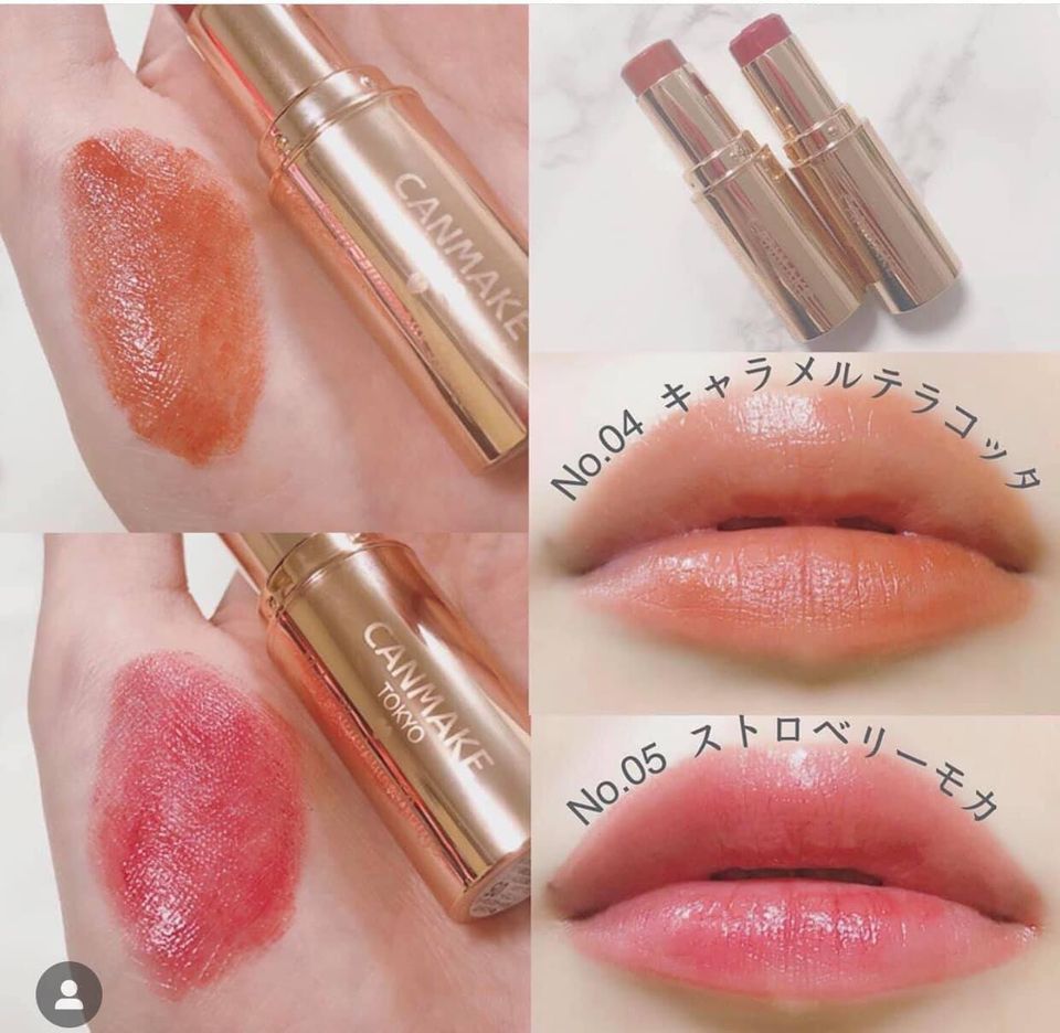 Son Môi Canmake Melty Luminous Rouge Dưỡng Môi Mềm Mượt (3.8g)