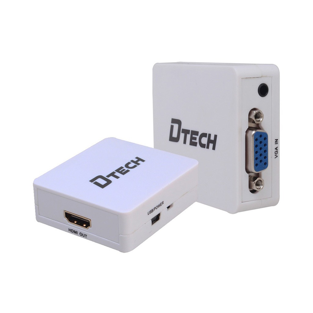 HỘP CHUYỂN ĐỔI VGA sang HDMI DTECH DT 6527