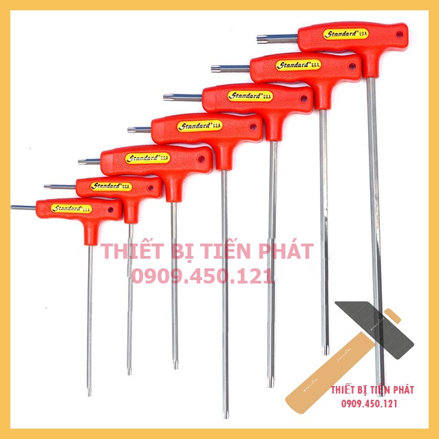 [HCM]Lục Giác T Đầu Bông Hoa Thị (Có Lỗ) Standard Đủ Các Số Chính Hãng