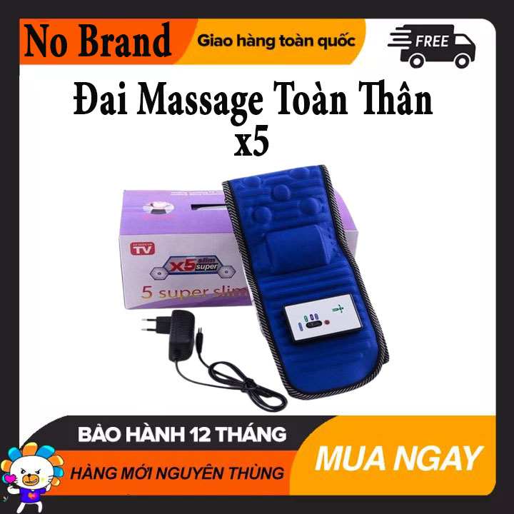 [HCM]Đai Massage Toàn Thân x5. Bảo Hành 12 tháng.