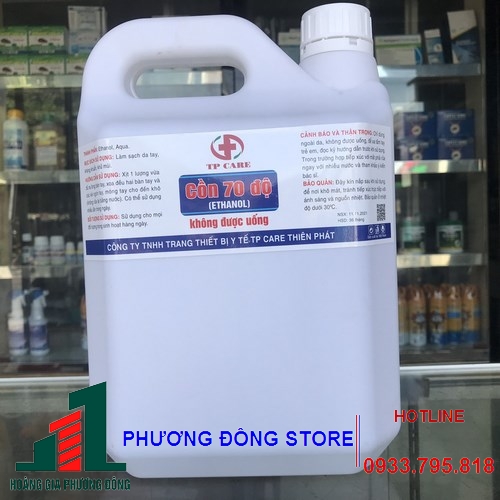 Cồn sát khuẩn 70 độ can 5 lít