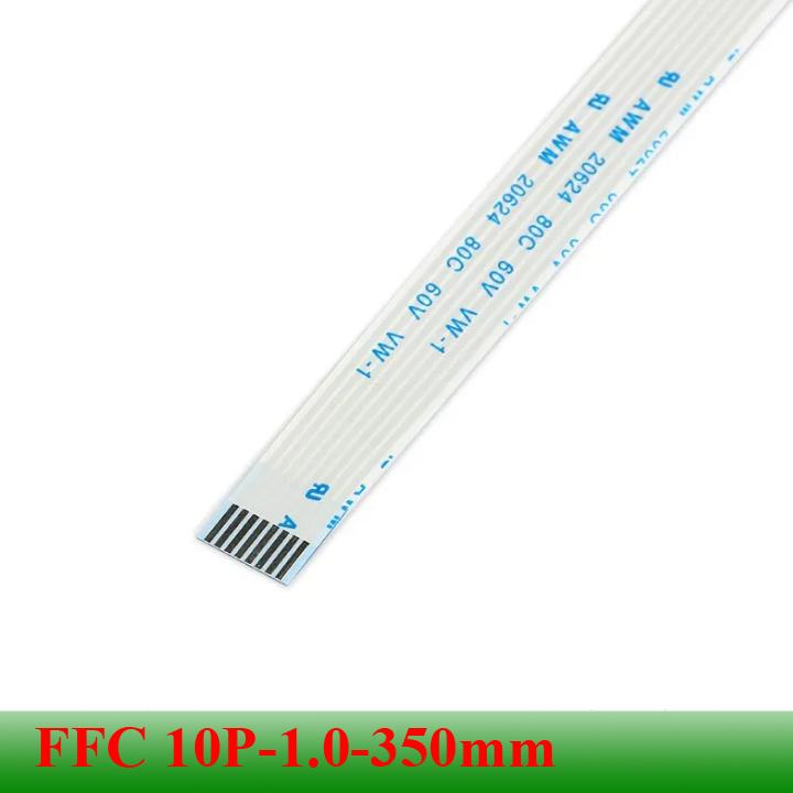 Cable FFC 1.0mm 10 pin dài 350mm AWM 20264