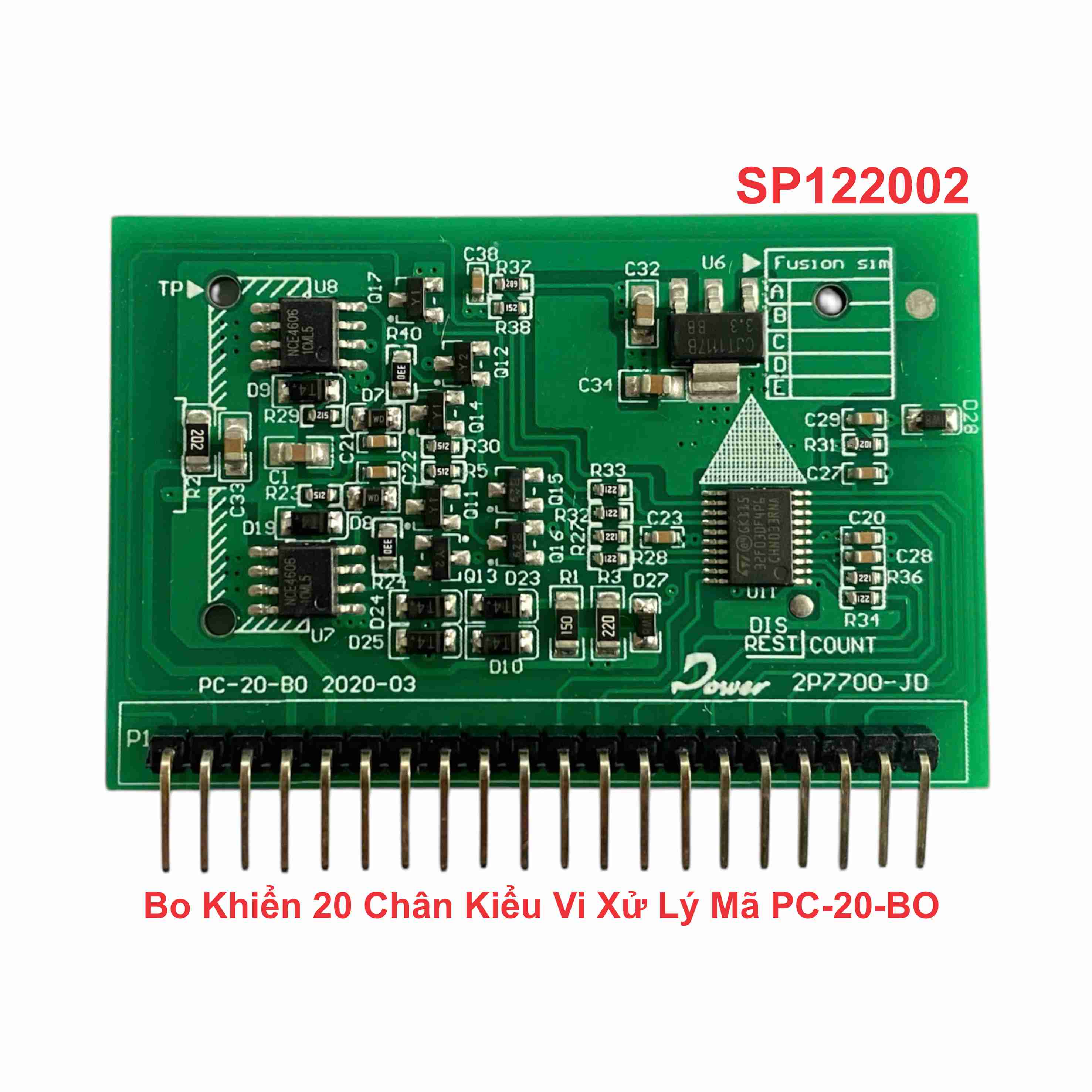 Bo Khiển 20 Chân Kiểu Vi Xử Lý Mã PC-20-BO