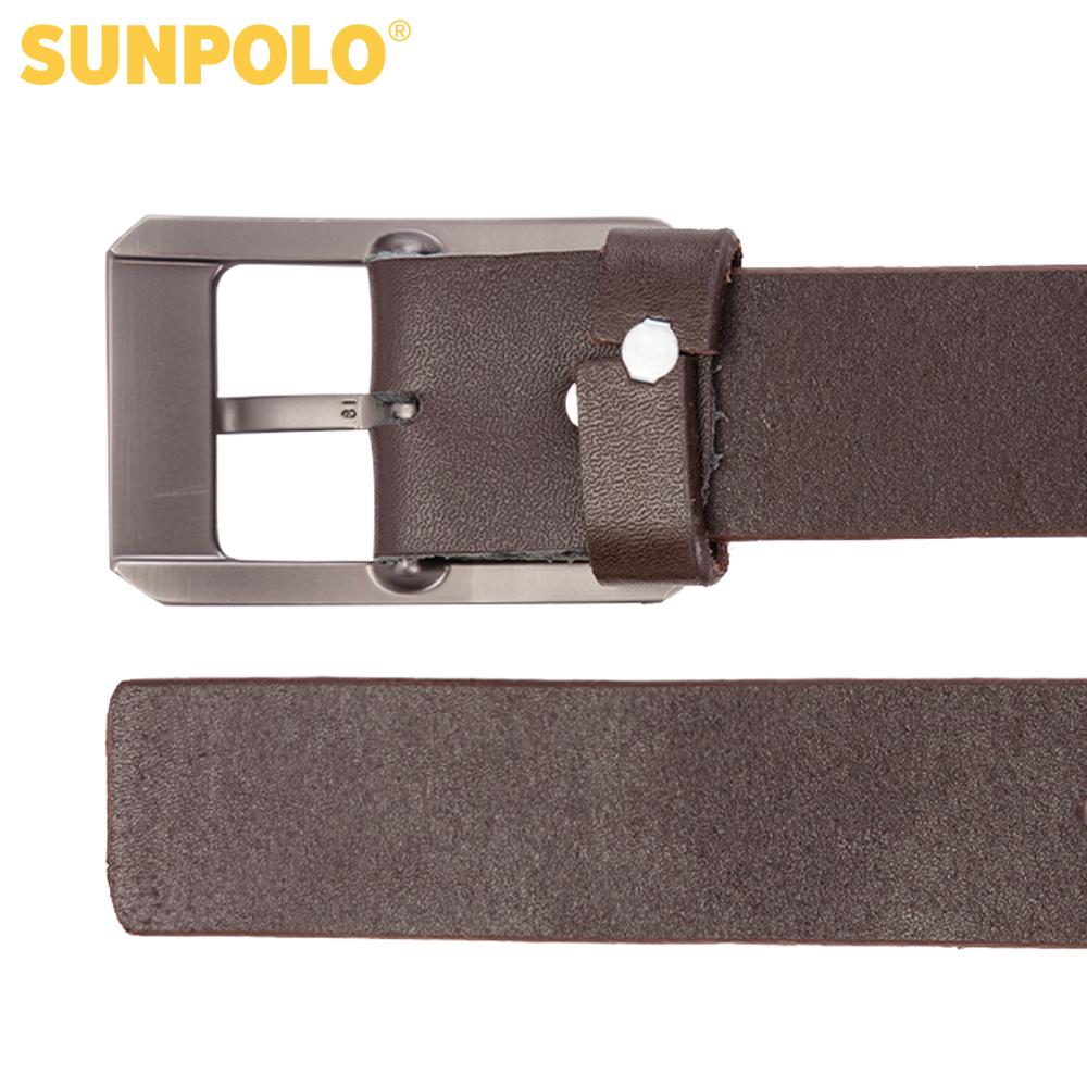Thắt Lưng Nam Da Bò Khóa Kim SUNPOLO BS01DN