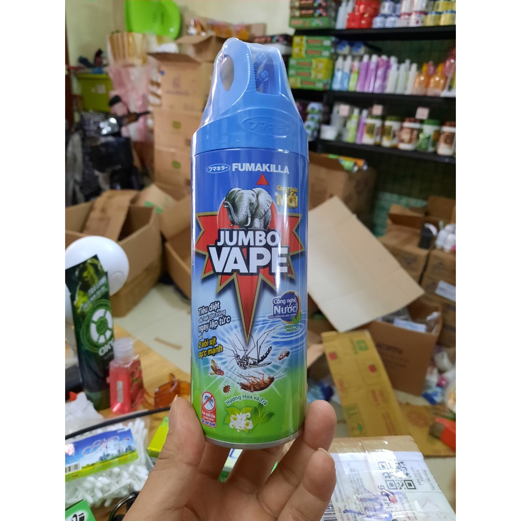 Bình xịt muỗi/côn trùng JUMBO VAPE 300ml