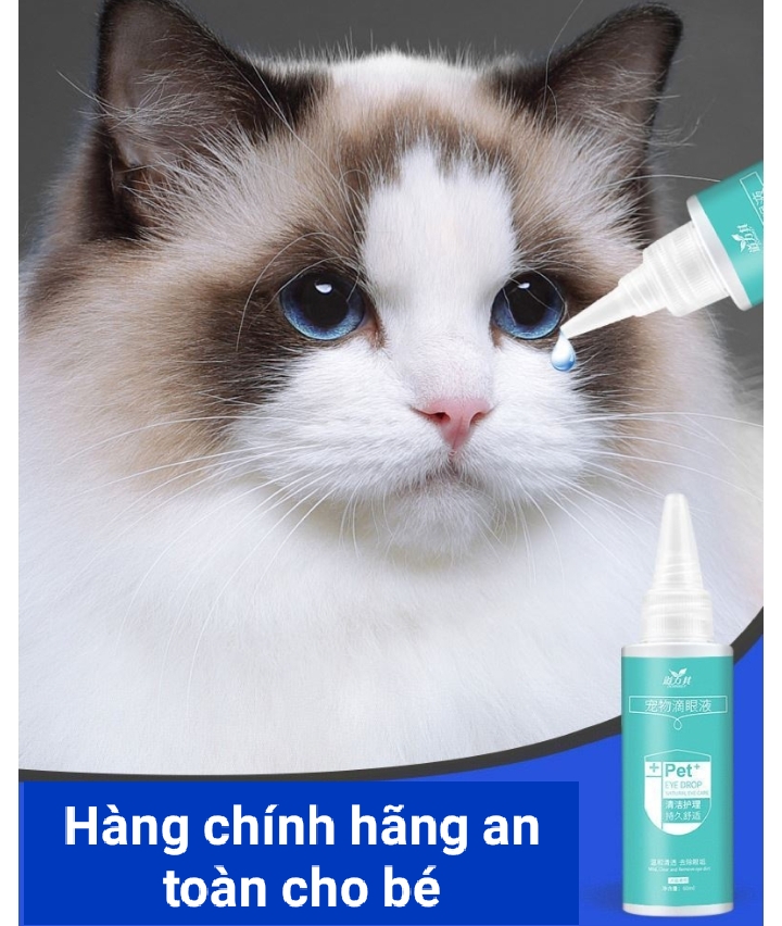 Nhỏ mắt cho chó mèo Dorrikey chai lớn 60ml