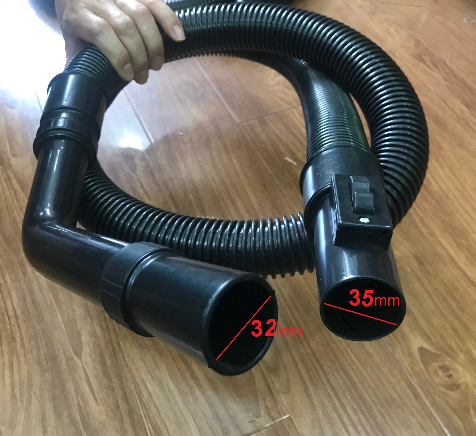 Phụ Kiện Ống Nối Dài Cho Máy Hút Bụi Sanyo Bsc-1200A Bsc-1250A - bán riêng đầu ống hút lắp cho máy Hitachi - Sanyo