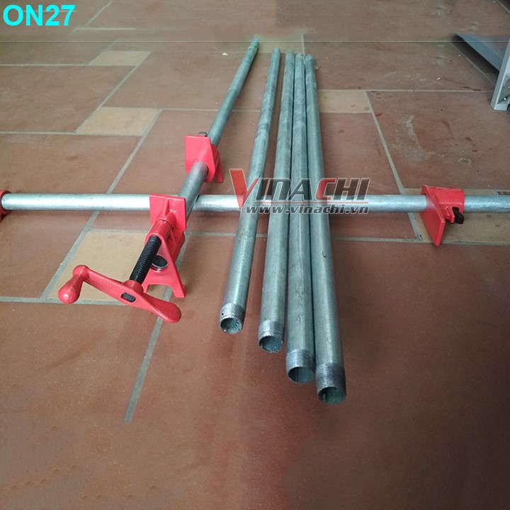 Ống Nước Tiện Ren Phi 27 Dùng Để Lắp Vào Cảo Ống Nước Có Tác Dụng Giữ Gỗ, Vam, Kẹp.