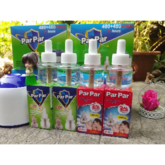 combo 5 Lọ tinh dầu đuổi muỗi Parpar 40ml