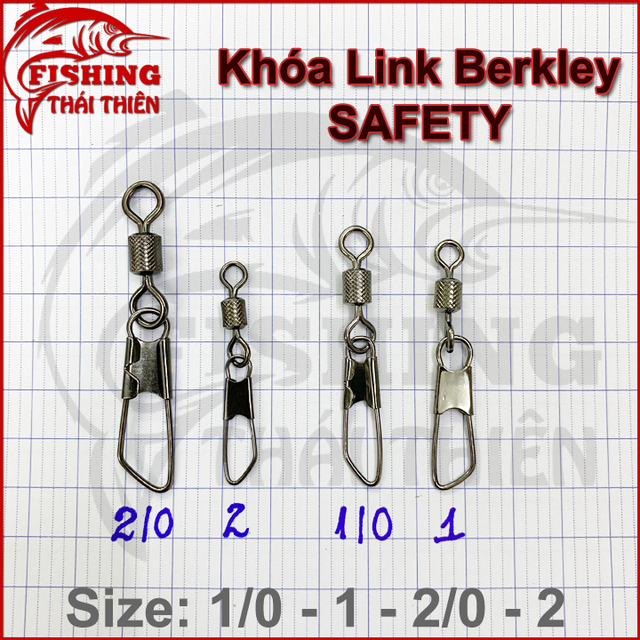 [HCM]Khóa link câu cá Berkley Safety