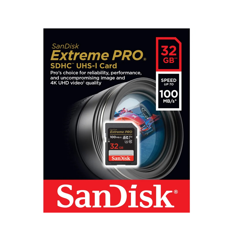 SanDisk Extreme Pro U3 V30 32GB 100 MB/s camera memory card sdsdxxo-032g-gn4in (black) hottest computer