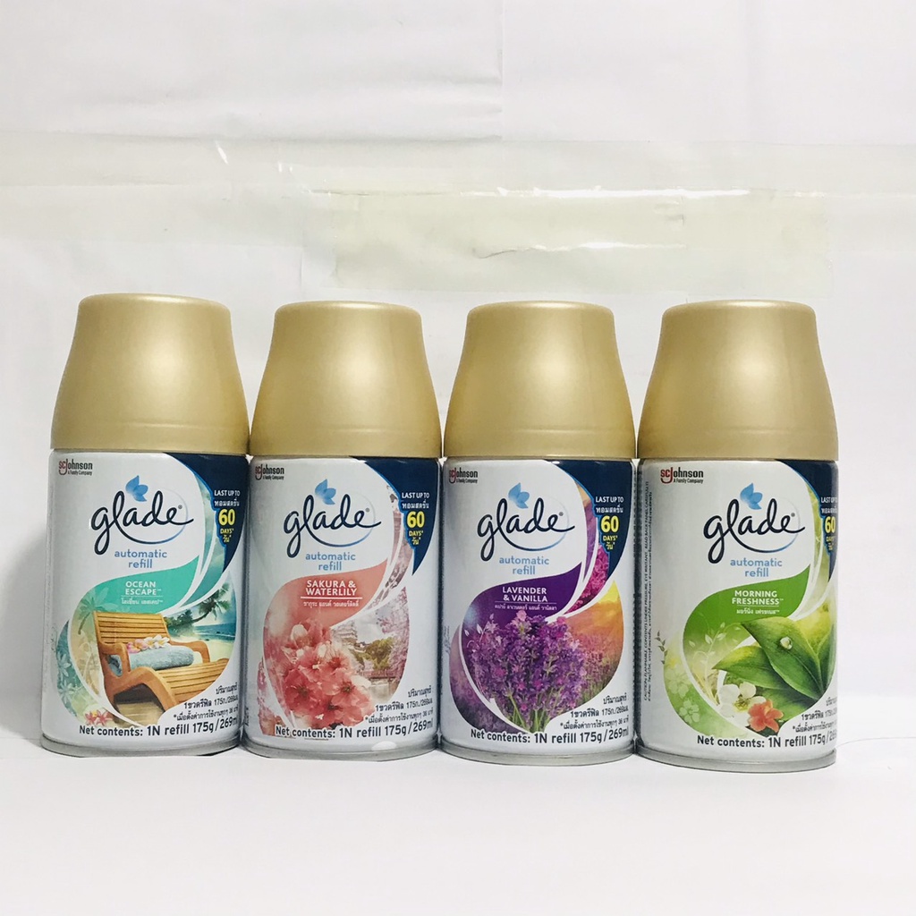Bình ( Lõi) xịt thơm phòng tự động GLADE Thái Lan 175g