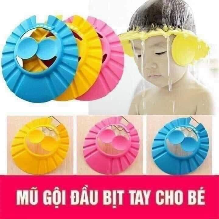 Mũ Tắm Chắn Nước Cho Bé