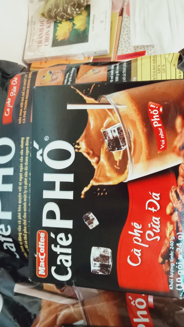 CÀ PHÊ PHỐ Cà phê sữa đá bịch 30 gói(date 08/2025)