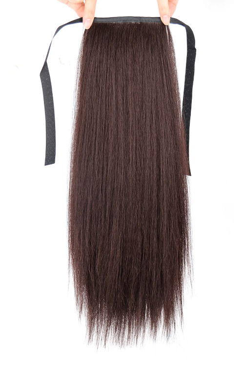 Tóc giả cột thẳng 40cm D13S, tóc giả nữ Sỉ 40k