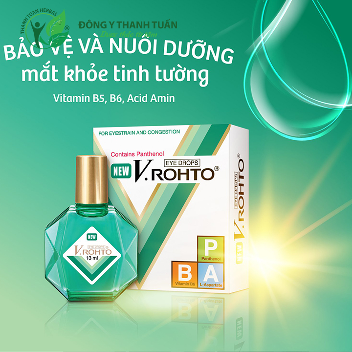 Nhỏ Mắt New V.Rohto 13ml - Cho Đôi Mắt Khỏe Đẹp