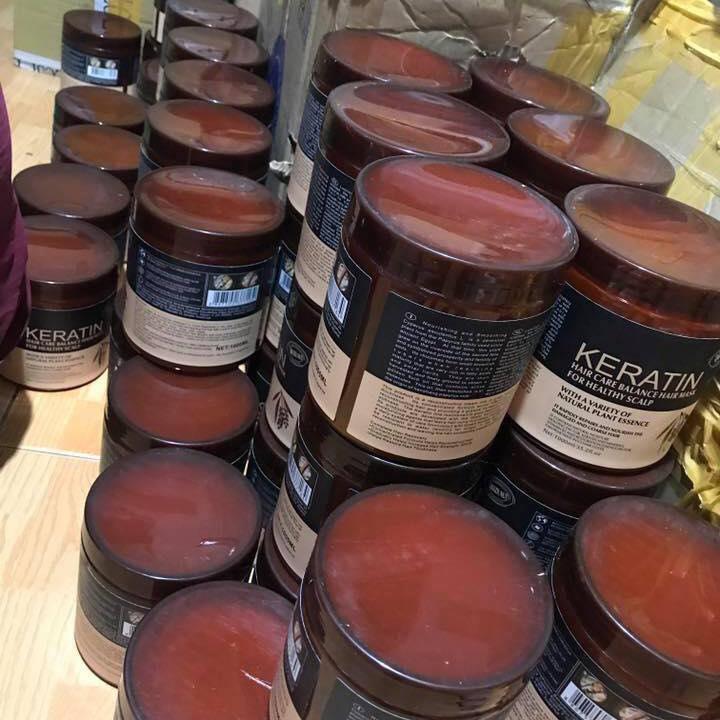 Kem hấp, ủ tóc Keratin 1000ml - Cho Tóc Khỏe, Hương Dừa Brazil