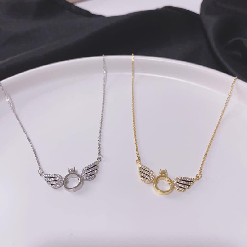 Dây Chuyền Cánh Thiên Thần Xinh Xắn - TRANG SỨC BẠC TNJ CAM KẾT HÀNG CHUẨN ẢNH, CHẤT LƯỢNG TỐT, PHỤC VỤ TẬN TÌNH, CHU ĐÁO