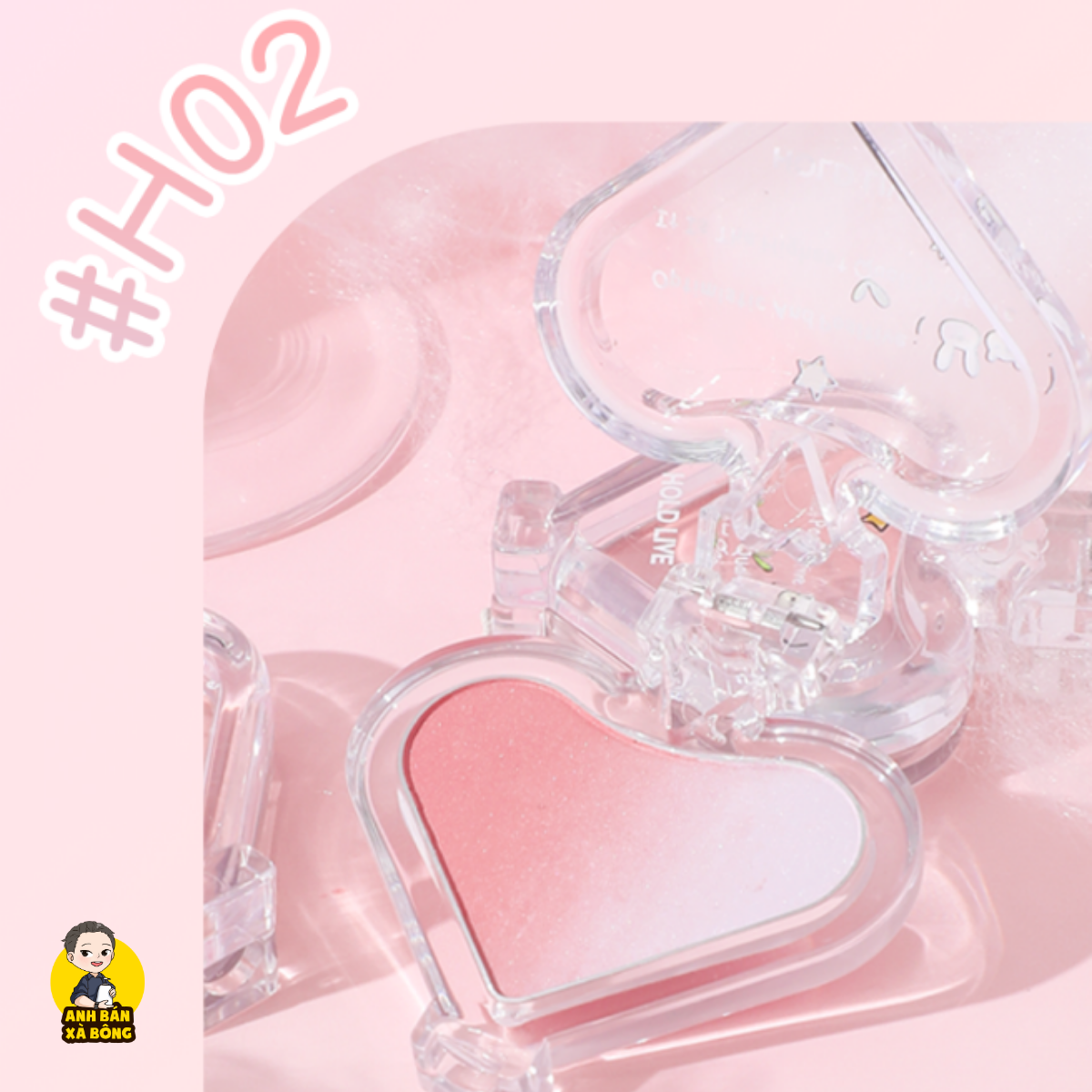 Phấn Má Hồng HOLD LIVE Cute Blusher Blush HL598