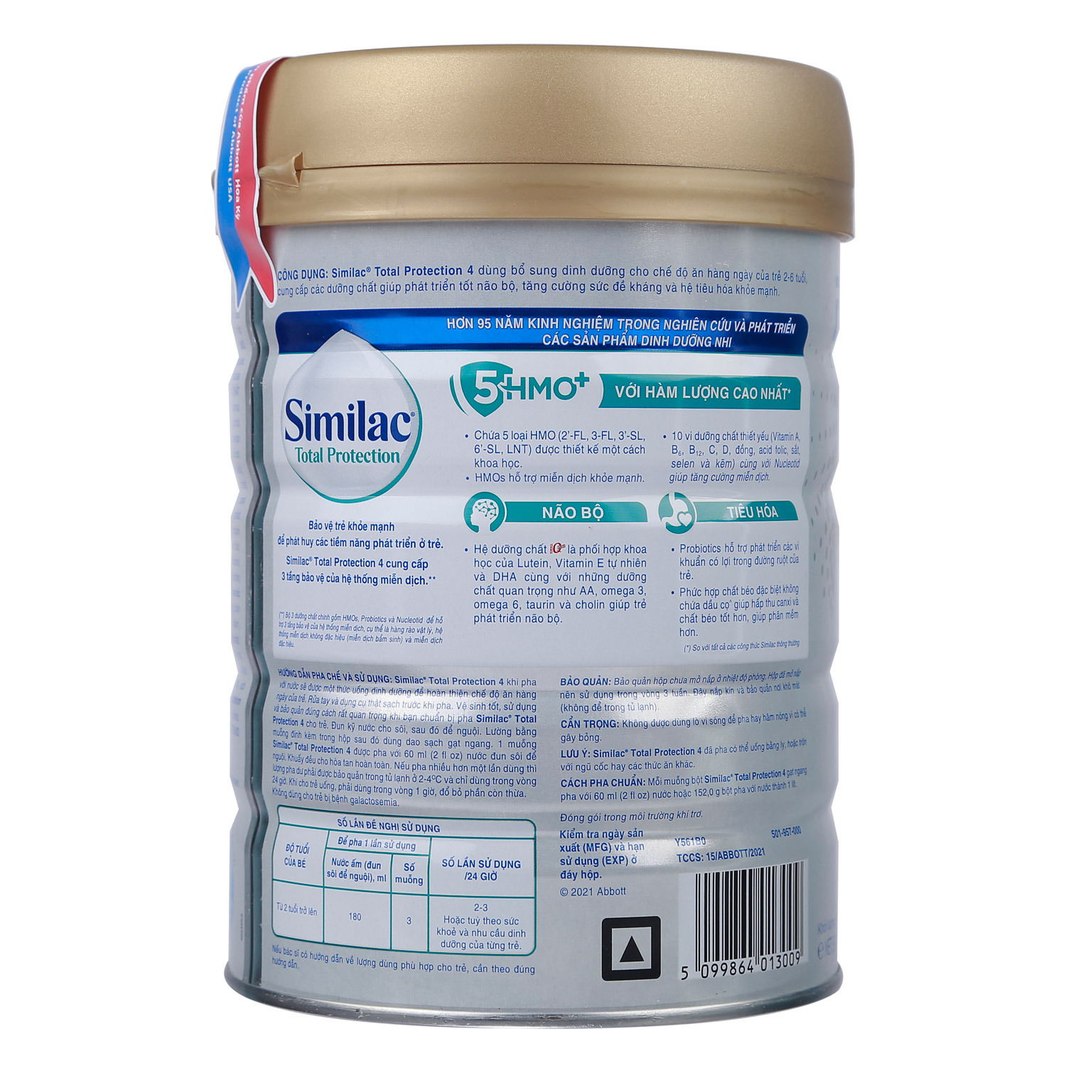 Sữa bột Similac Total Protection 4 (900g)