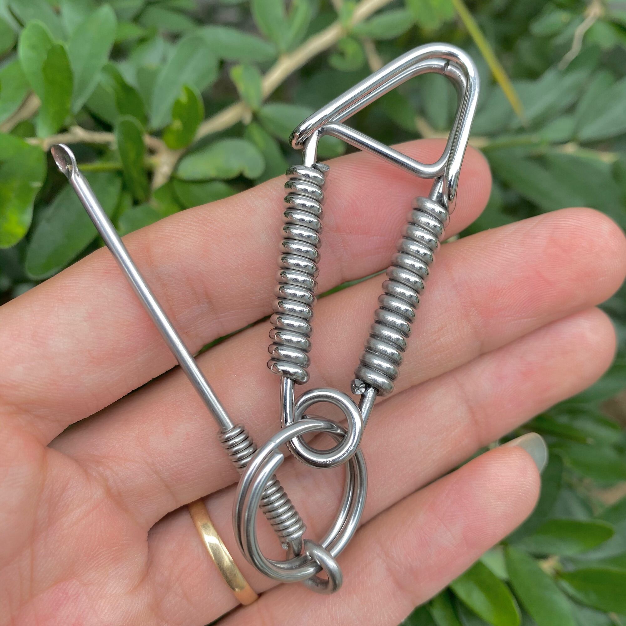 Móc khoá inox 304 nghệ nhân