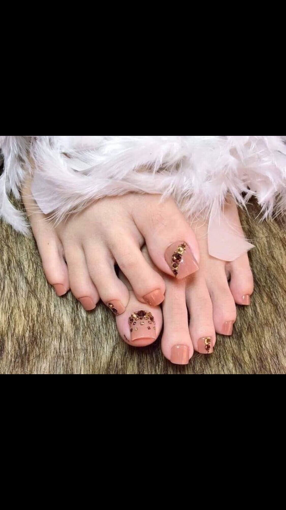 C-66 móng chân giả- nail thiết kế
