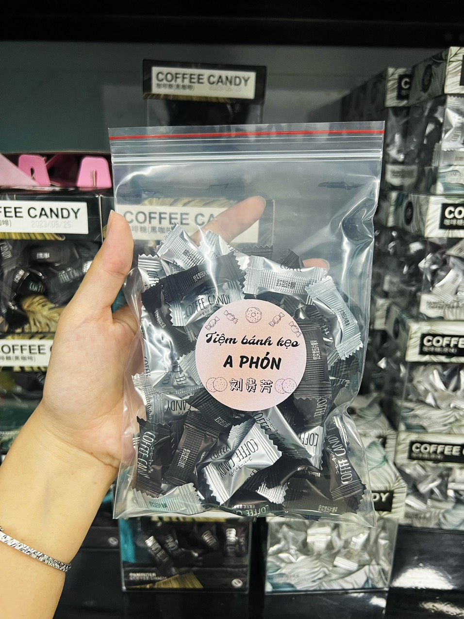 Pamiriter - coffee candy kẹo ngậm vị cà phê / cà phê sữa 70gr