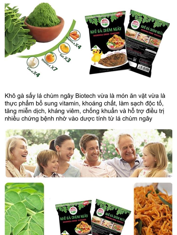 Khô Gà Chùm Ngây hủ 250g