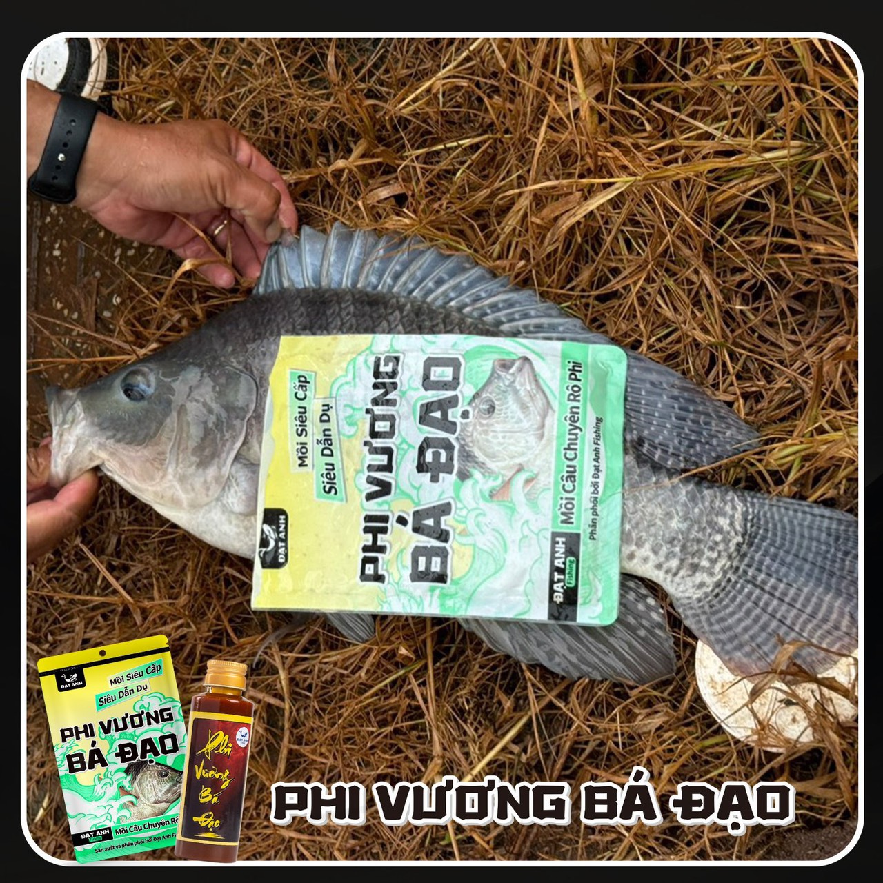 MỒI SIÊU VƯƠNG BÁ ĐẠO siêu cấp, siêu dãn dụ cá 250g