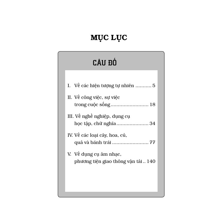 Sách - Câu Đố Tuổi Thơ