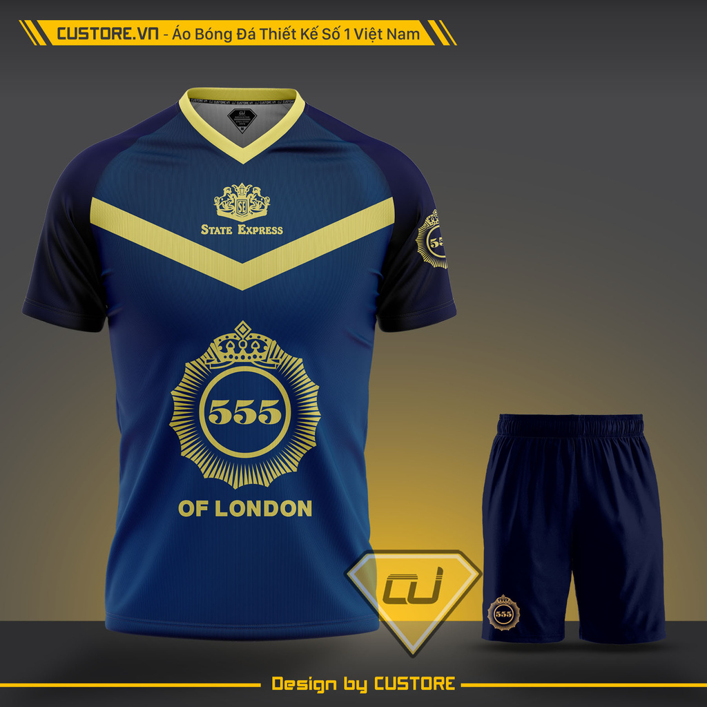 Bộ quần áo .T.H.U.Ố.C LÁ 3 SỐ Navy CUSTORE giá rẻ