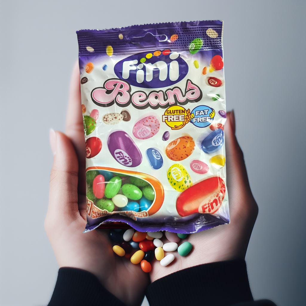 Fini Beans Jelly Candy Fruit Flavour 85g
