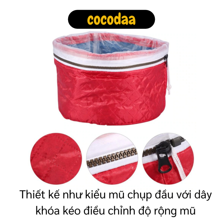 Mũ hấp tóc - Mũ ủ tóc điện - Máy hấp tóc cá nhân máy ủ tóc tại nhà giúp tóc óng mượt