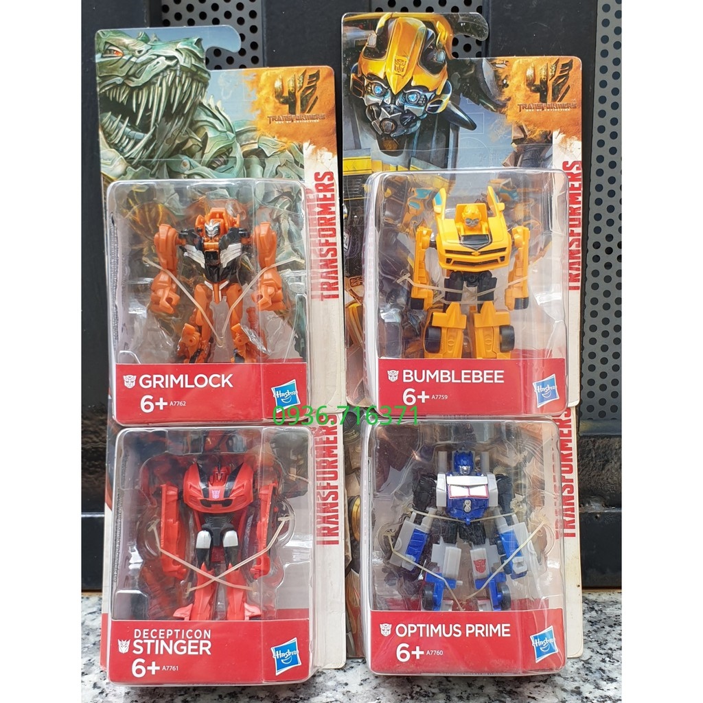 Đồ chơi rô bốt đồ chơi trẻ em▥  Robot biến hình Transformers - Hasbro Bumblebee size Mini