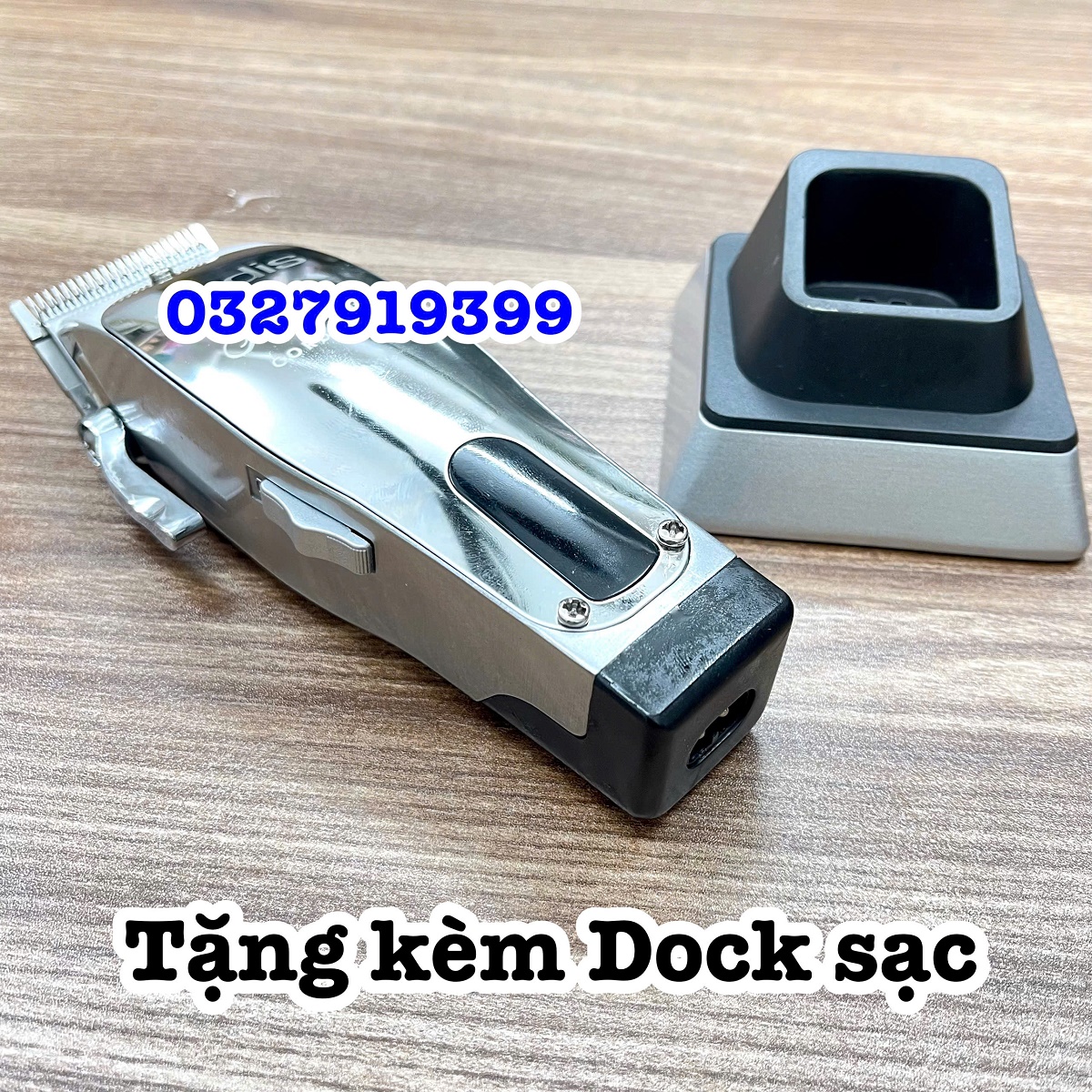 Andis Tông Đơ Cắt Tóc Cao Cấp M9 - Cốc Sạc, Lưỡi Thép Sắc Bén, Màn Hình LCD Báo Pin, Thời Gian Sử Dụng 3 Giờ