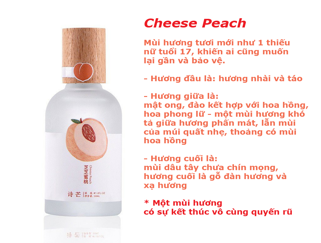 Nước Hoa Body Mist Nắp Gỗ Mẫu Mới 50ML