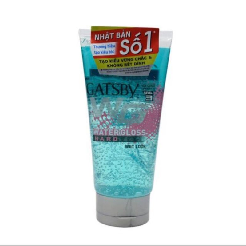 Gel Vuốt Tóc Mềm, Giữ Nếp Tóc Gatsby Water Gloss 170g