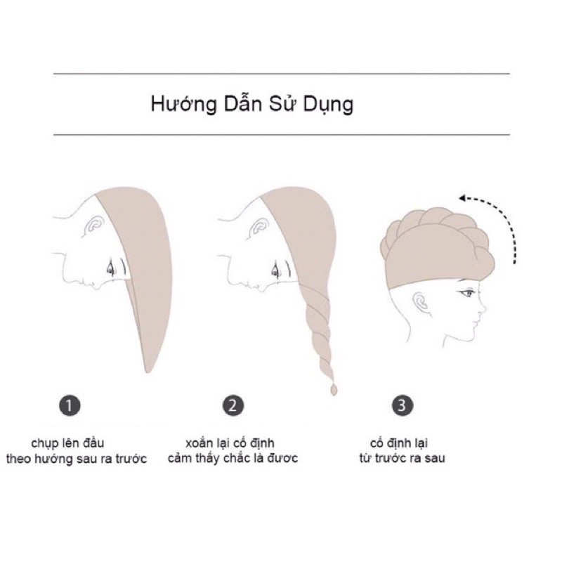 Khăn Trùm Đầu Làm Khô Tóc