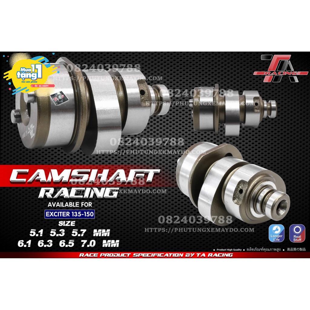 Cam Exciter 135 150 Taracing