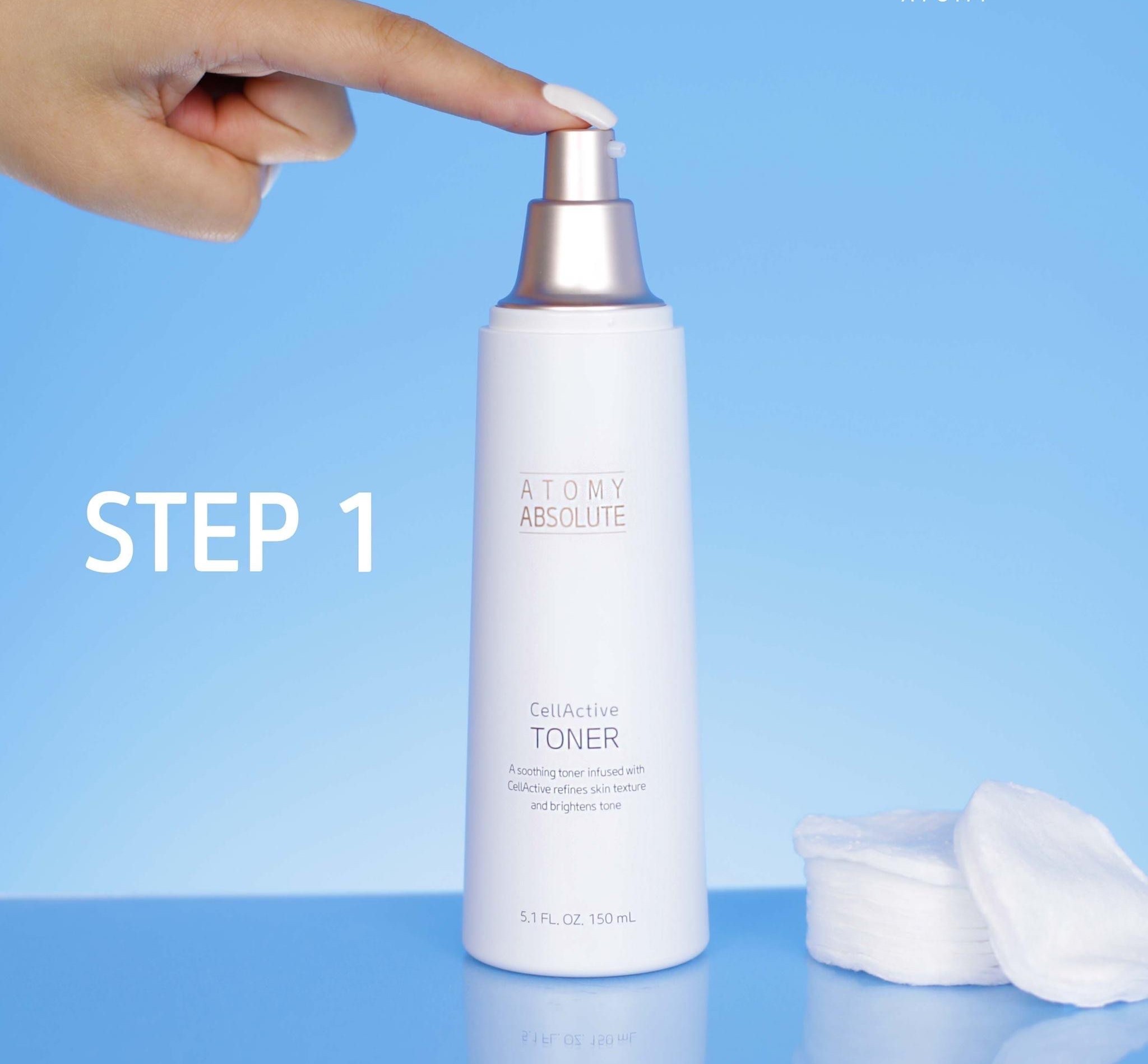 Nước Hoa Hồng Atomy Absolute Cellactive Toner Cấp Ẩm, Làm Sáng Và Tái Tạo Da Từ Bên Trong
