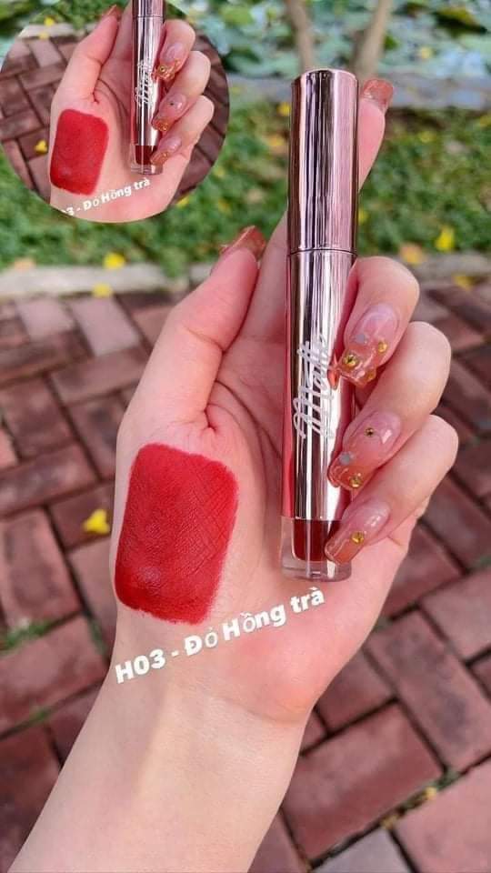 Son Happy kem lì Mattle Lipcream , Son Hapy siêu lì [son handmade]